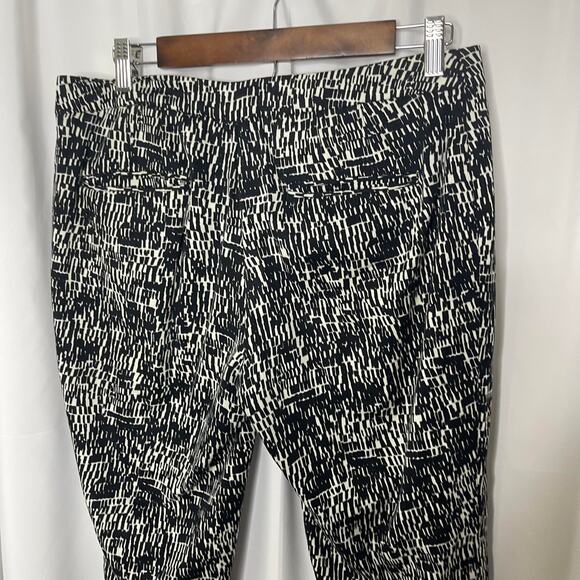 Chico's pants slacks trousers women's size small (vanity 0) white black classic - Picture 5 of 16